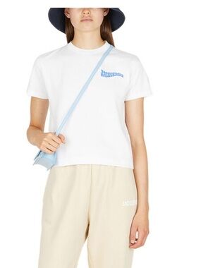 JACQUEMUS Le Camargue T-Shirt cropped size S